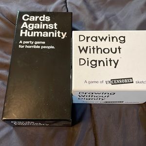 Drawing without Dignity & Cards Against Humanity